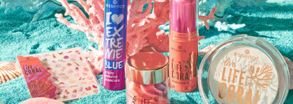 Васильковые ресницы с тушью Essence I love Extreme Blue crazy volume mascara ultra blue