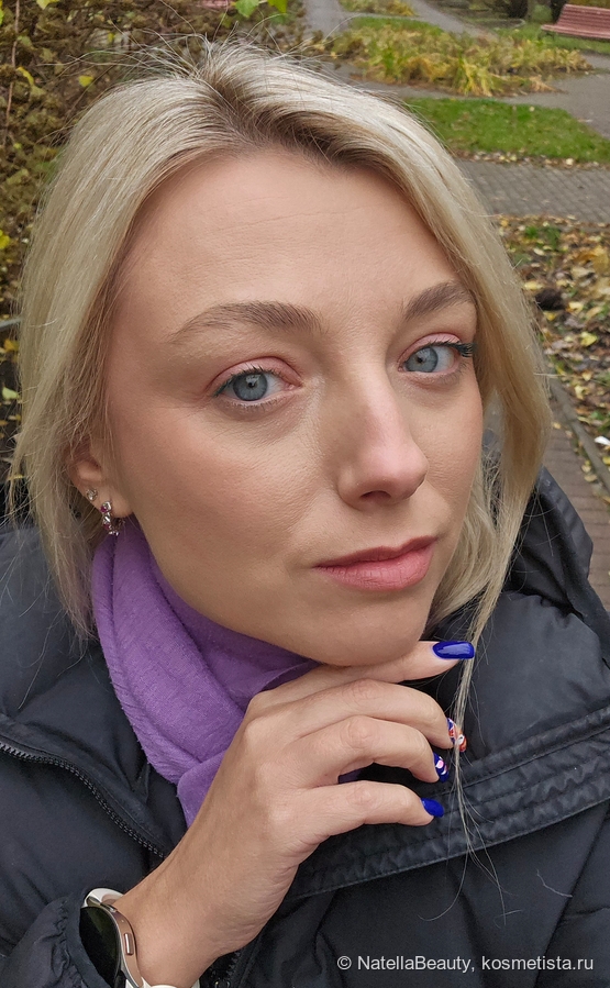 В макияже с карандашом для губ