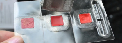 Guerlain Kiss Kiss Lipstick Le Rouge Creme Galbant Shaping Cream Lip Colour  #368 Baby rose, # 325 Rouge kiss и # 344 Sexy coral