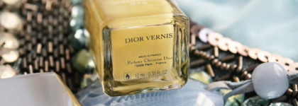 Летний банановый коктейль с Dior Vernis Couture Colour Gel Shine And Long Wear Nail Lacquer #319 Sunwashed Tye Dye Summer Collection 2015