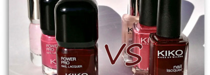 Старый друг лучше новых двух? Сравнение старой и новой коллекций лаков Кико на примере Kiko Power Pro Nail Lacquer 15 и Kiko Nail Lacquer 226