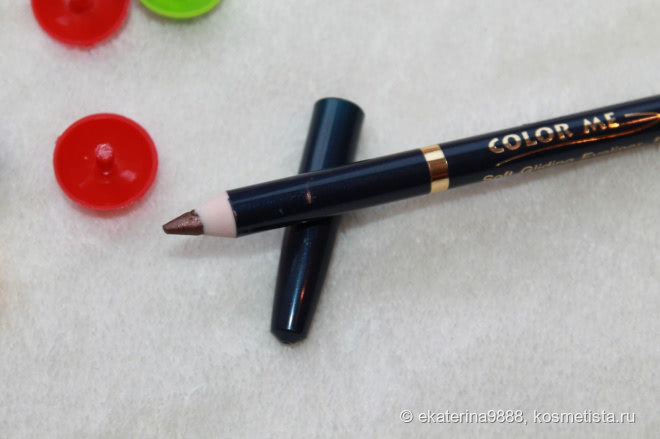 Самый шикарный карандаш в моей косметичке. Color me - Soft Gliding Eyeliner (e8)