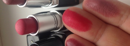 Прекрасный цвет остальное не так и важно. Помады: MAC "All Fired Up",  Л'Этуаль № 216 , Still 502