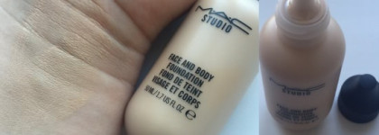 Косметика для лица на лето тон от Mac face and body foundation и увлажняющий крем от Diademine Lift+ корректор тона