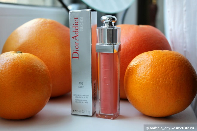 Блеск для губ Dior Addict Gloss Mirror Shine Volume And Care (452 ailee)