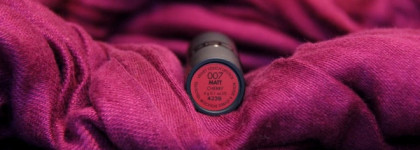 Мой "агент 007" -  помада Gosh Velvet Touch Lipstick Matt 007 Cherry