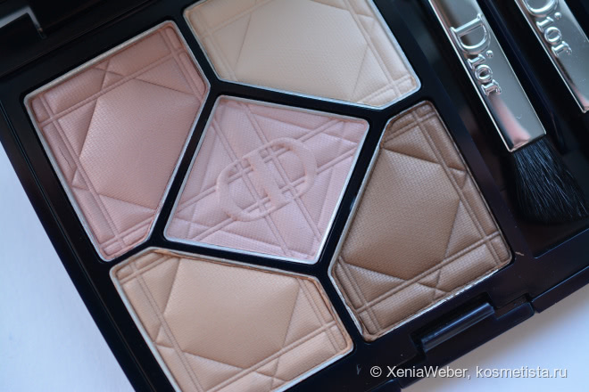 Палетка Dior 5 Couleurs Eyeshadow Palette 537 Touch Matte