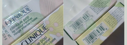 Помада для губ Clinique Pop Lip Colour And Primer, #01 Nude Pop, # 07 Passion Pop
