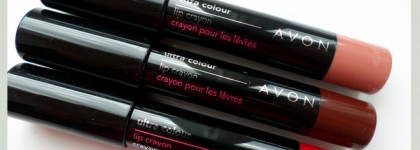 Помада-карандаш для губ Avon Ultra Color Lip Crayon в оттенках Fairest Nude/Прекрасный телесный (27660), Plum Perfect/Идеальный сливовый (27656), Cherry Picked/Спелый вишневый (27655)