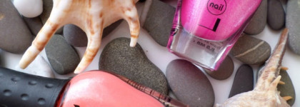 Лак-песок для ногтей NailLook Hot Neons # 31089 Miami Beach, # 31091Think Pink