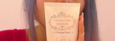 Missha Creamy Latte Strawberry Cleansing Foam