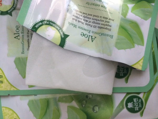 BeauuGreen Essence Mask Aloe 3-D или Истинное лицо человека
