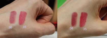 Помада Estee Lauder signature lipstick 36 и 35 Сказ о жабе и хомяке