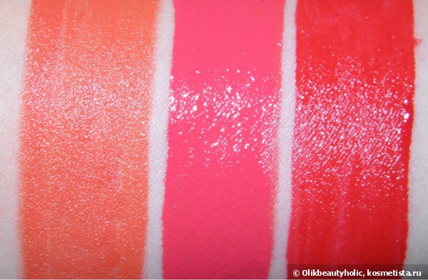 H&M Lip Tint Пигмент для губ. Цвета: Deep Red, Raspberry Red, Tangerine