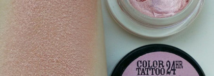 Стойкие тени для век Maybelline Eye Studio Color Tattoo 24Hr Gel Cream Shadow. Свотчи 6-ти цветов