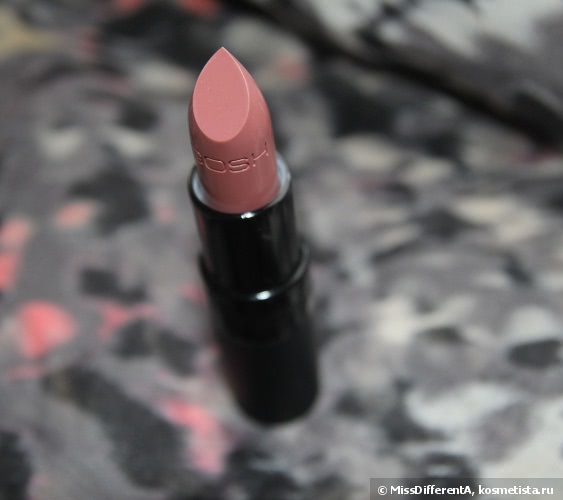 Мое знакомство с Gosh. Губная помада Gosh Velvet Touch Lipstick #161 Sweetheart