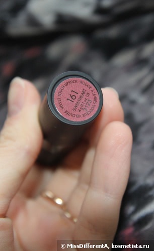 Мое знакомство с Gosh. Губная помада Gosh Velvet Touch Lipstick #161 Sweetheart