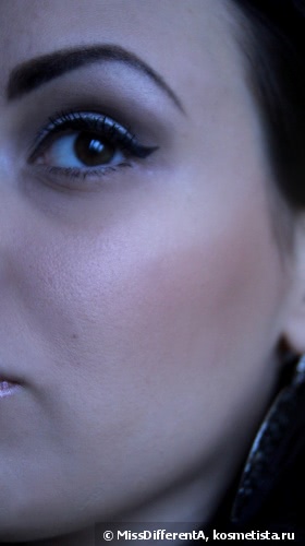 Зимняя сказка с Inglot AMC Face And Body Illuminator #61