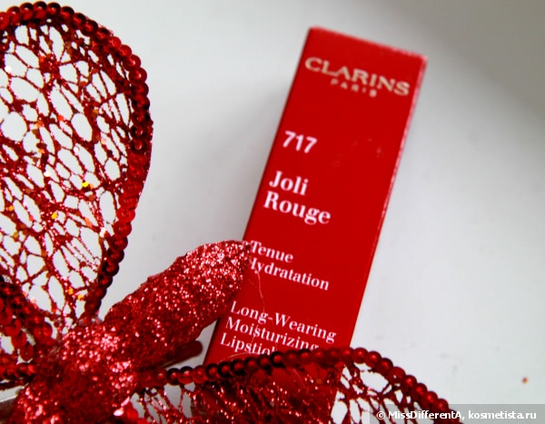 Королева ночи Clarins Joli Rouge Long Wearing Moisturizing Lipstick #717 Plum