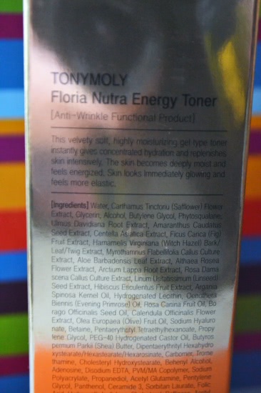 Пережить зиму: Tony Moly Floria Nutra Energy Toner и Tony Moly Floria Nutra Energy Emulsion
