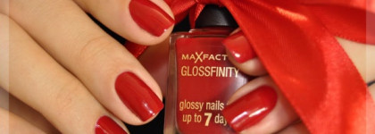 Мой новогодний красный. Лак для ногтей Max Factor Glossfinity 110 Red Passion