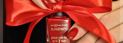 Мой новогодний красный. Лак для ногтей Max Factor Glossfinity 110 Red Passion