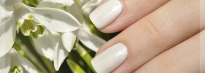 Подтаявший снег. Лак для ногтей China Glaze Nail Lacquer with Hardeners №1145 Dandy Lyin’ Around