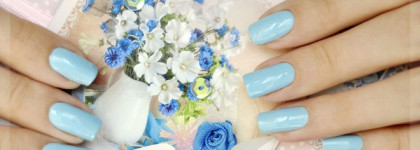 Весеннее небо. Лак для ногтей Flormar Nail Enamel в оттенке №423