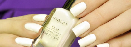 Белый, но не пушистый. Лак для ногтей Inglot O2M Breathable Nail Enamel в оттенке 601