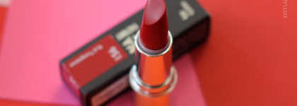 Когда подарок не разочаровал. Помада Make Up Factory Lip Color в оттенке 156 Red Temptation
