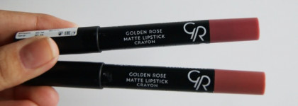 Golden Rose Matte Lipstick Crayon #10 и #18