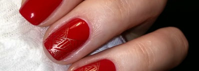 Классный красный  Ja-De Crystal Glow nail enamel 342