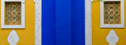 Синий цвет садов Мажорель