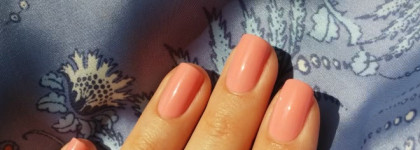 Абрикосовая нежность с лаком Ja-De в оттенке Apricot glow