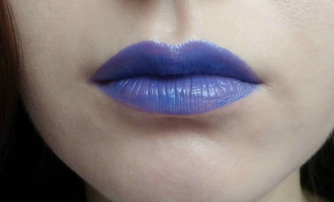 Сине-фиолетовое чудо от Inglot fredoom system lipstick #95