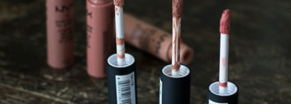 Матовые помады NYX в оттенках London, Cairo и Stockholm