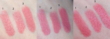 Высокопигментированная помада High Voltage от Nyx в оттенках #19 "Tiara" и #14 "Rags to Riches"