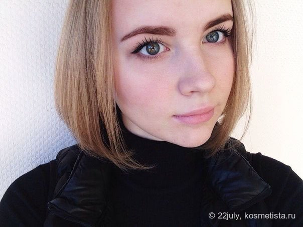 Натуральные брови вместе с Eyebrow cake powder Nyx в оттенке Blonde