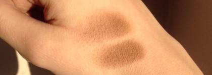 Натуральные брови вместе с Eyebrow cake powder  Nyx в оттенке Blonde