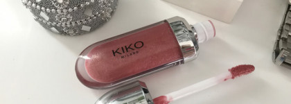 Россыпь бриллиантов под жидким стеклом. Kiko 3D Hydra lipgloss в оттенке #17 Pearly Mauve