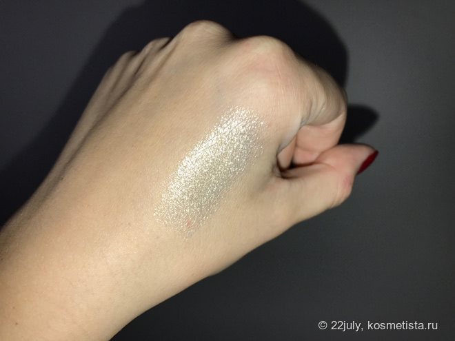 Тени с эффектом влажного века. Kiko Cream crash lasting color eyeshadow #09 Pearly gold от Kiko
