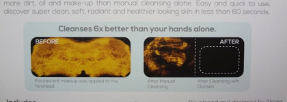 Устройство для очищения кожи лица и тела Clariskin и матирующие салфетки от Almea