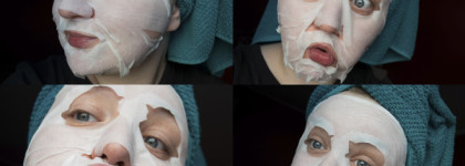 Новинка от Garnier Тканевая маска для лица Garnier "Увлажнение + Комфорт"! И как всегда,в посте наглядный результат