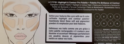 Рисуем скулы с палеткой NYX Highlight & Contour Pro Palette 01