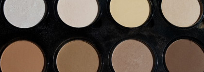 Рисуем скулы с палеткой NYX Highlight & Contour Pro Palette 01