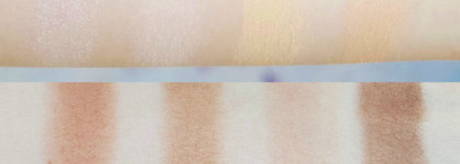 Рисуем скулы с палеткой NYX Highlight & Contour Pro Palette 01