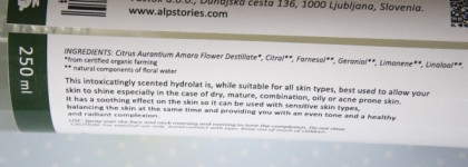 Цветочная вода AlpStories 100% Pure organic Orange Blossom Floral Water