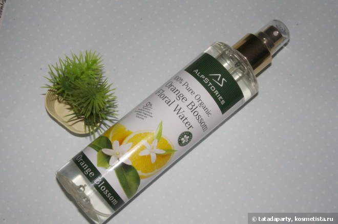Цветочная вода AlpStories 100% Pure organic Orange Blossom Floral Water