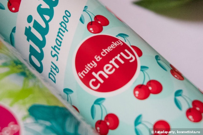 Сухой шампунь Batiste Dry Shampoo Floral Essences, Cherry, Tropical