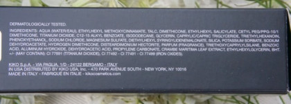 Kiko Milano Daily Protection BB Cream spf 30, 01 Ivory